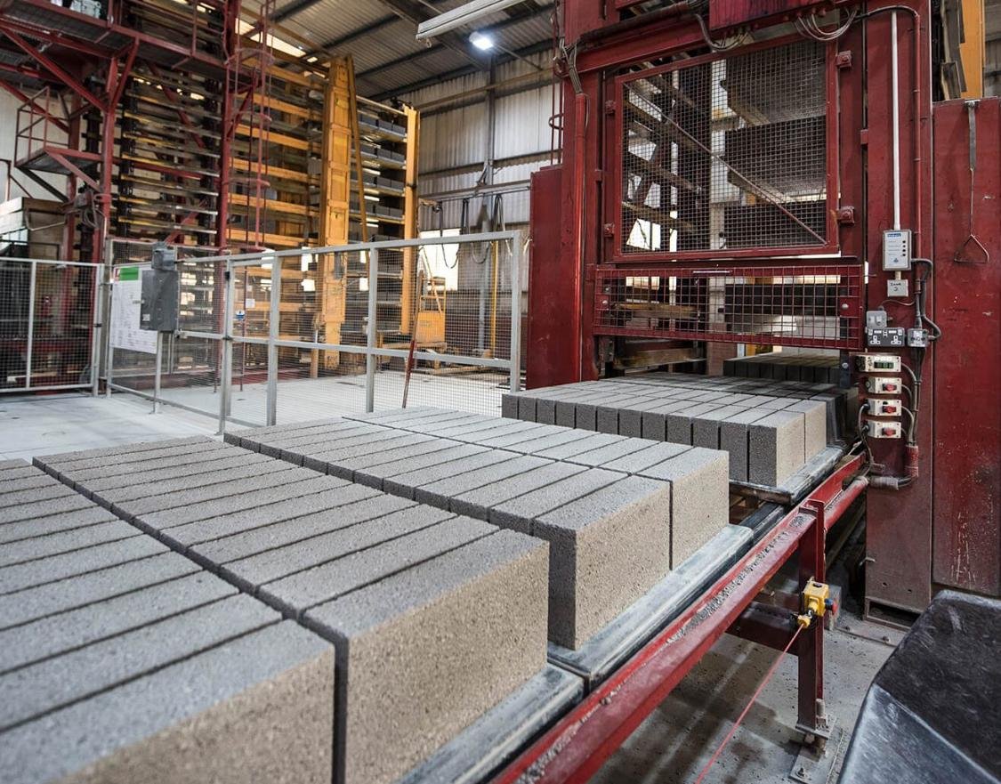 Blocks being stacked